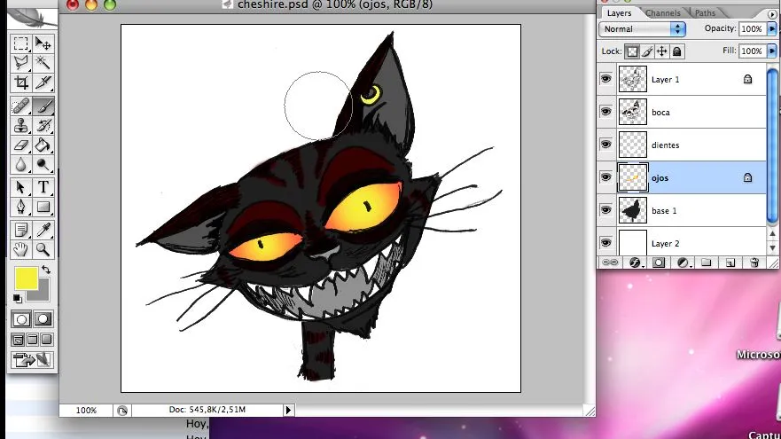 Como dibujar un ojo de gato - Imagui