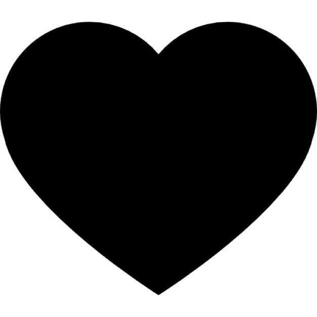 La forma del corazón negro para San Valentín | Descargar Iconos gratis