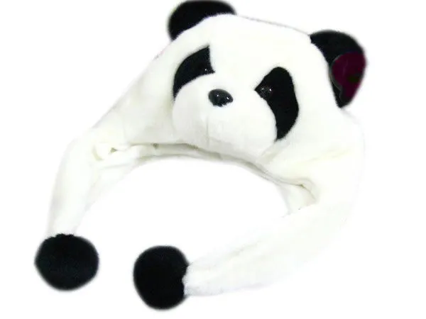 forma de oso panda de peluche sombreros de invierno sombrero de ... forma de oso panda de peluche sombreros de invierno sombrero de ...