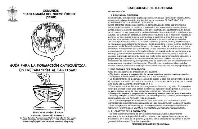 Formacion catequetica-bautismo