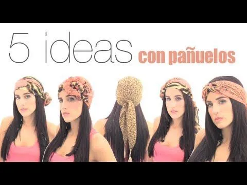5 formas de usar pañuelos en la cabeza - YouTube