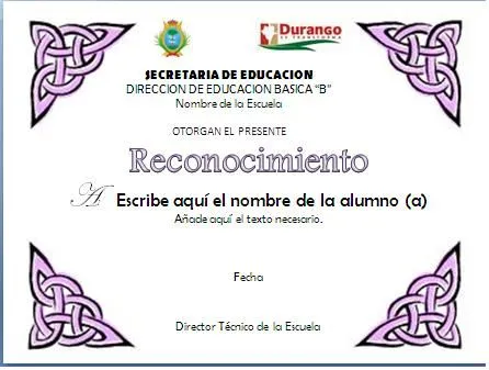 BLOG DE EDUCACIÓN FÍSICA *: RECONOCIMIENTOS Y DIPLOMAS