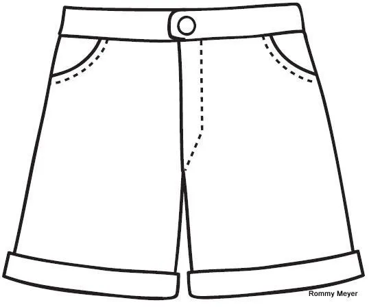 Dibujo de pantaloneta - Imagui