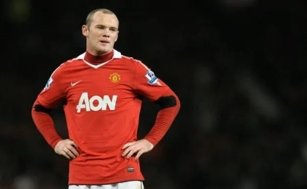 Foto - Inglés Maner United, el delantero Wayne Rooney gestos ...