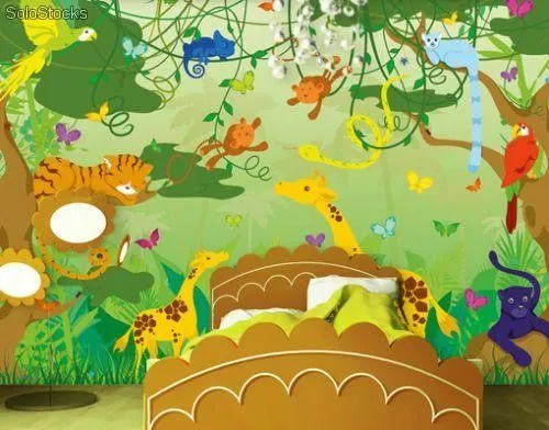 foto-mural-jungla-infantil- ...