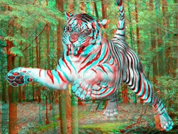 Foto - Tigre en 3D
