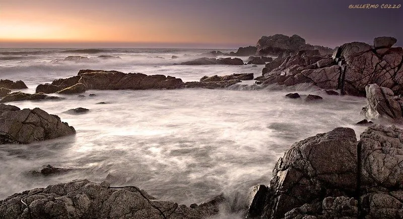 Fotografía Mar al anochecer (II) de Guillermo Cozzo en FotoNat.org