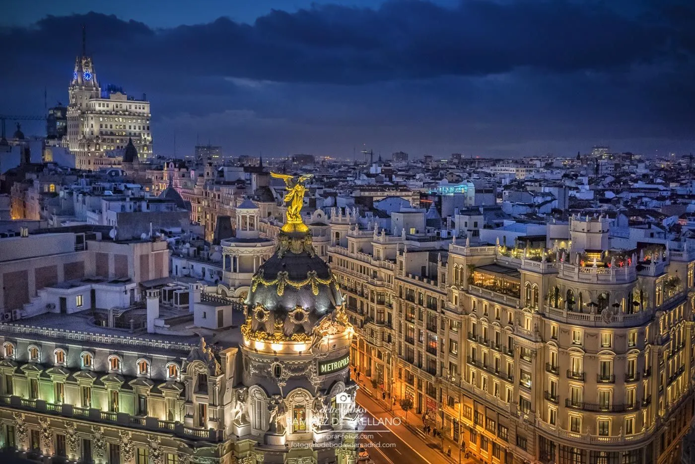 Fotografías de ciudades y paisajes: Fotos de Madrid para imprimir.