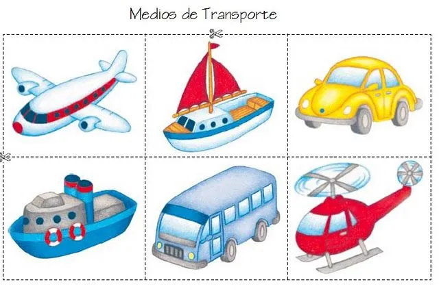 5 medios de transporte - Imagui