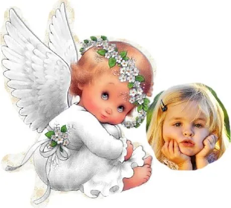 Fotomontaje de angelito para bebés | Hacer Fotomontajes Gratis