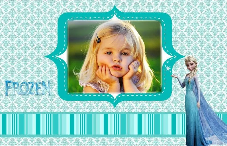 Editar fotos con Elsa de Frozen | Fotomontajes infantiles