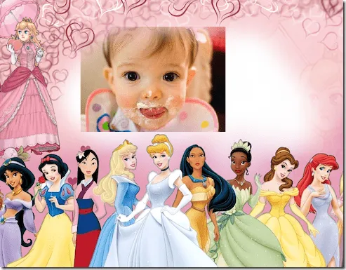 Fotomontaje gratis marco de Princesas Disney | Busco Imágenes