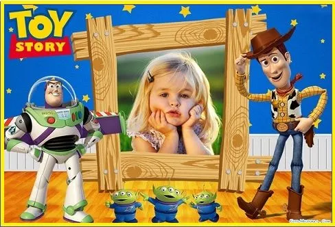 Fotomontaje infantil de Toy Story | Fotomontajes infantiles