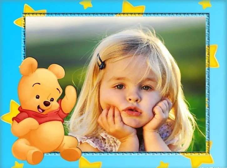 Fotomontaje infantil de Winnie the Pooh | Hacer Fotomontajes Gratis