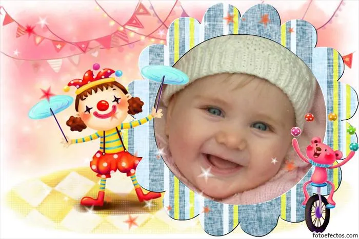 Fotomontaje Infantiles - El Circo | Fotomontajes Infantiles