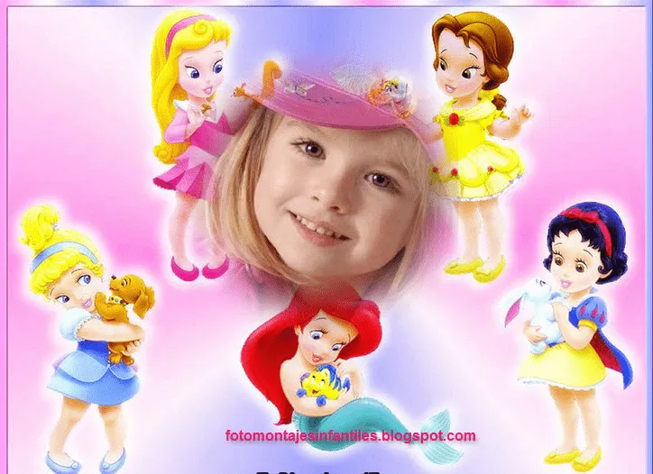 Fotomontajes Infantiles - Princesas Baby | Fotomontajes Infantiles