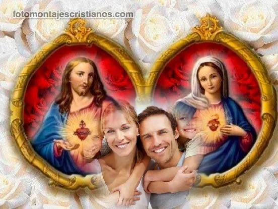 Fotomontajes de Jesús y María | Fotomontajes Cristianos