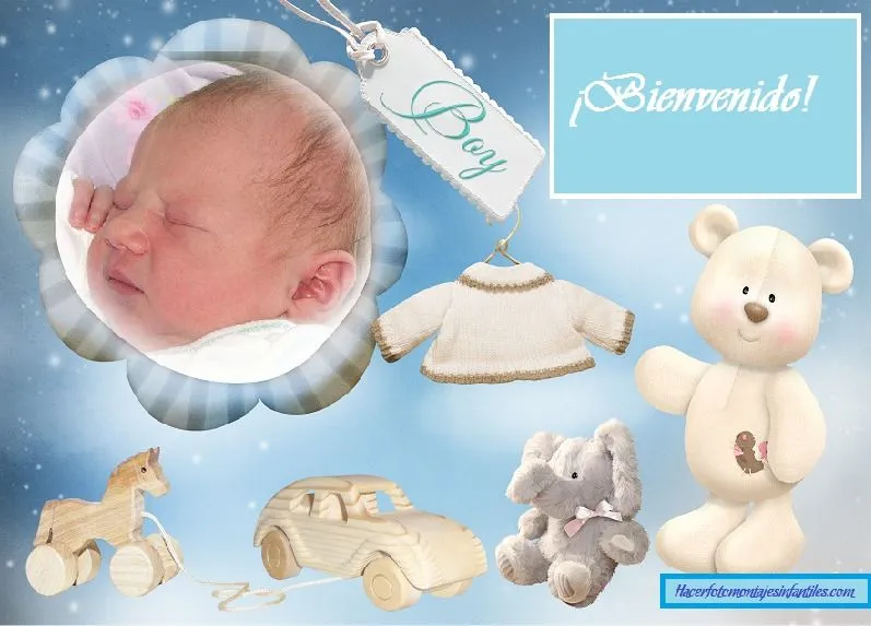Fotomontajes gratis de Baby Shower y Nacimiento | Fotomontajes ...