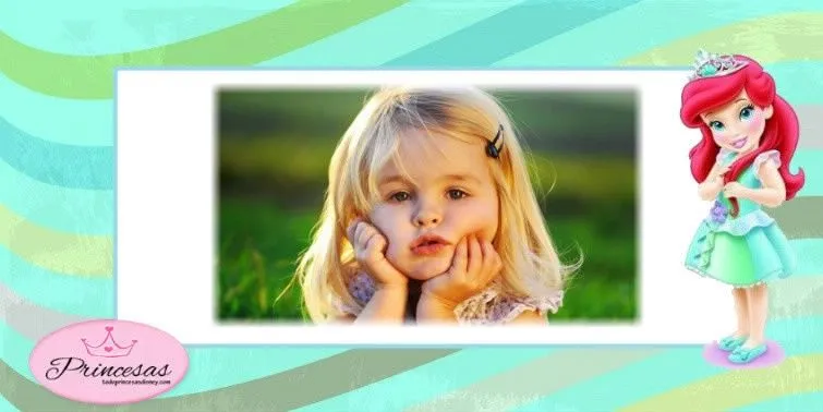 Fotomontaje de Sirenita bebé | Fotomontajes infantiles