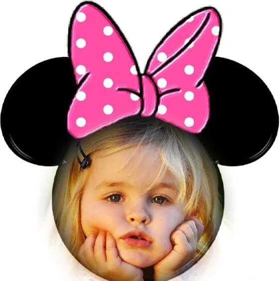 Fotomontaje infantil orejitas de Minnie | Hacer Fotomontajes Gratis