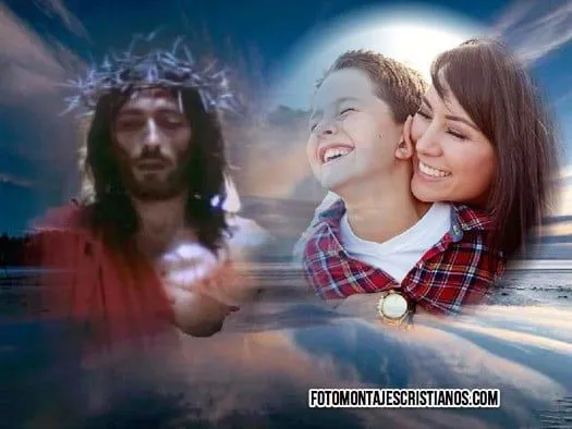 Fotomontajes religiosos de Jesús
