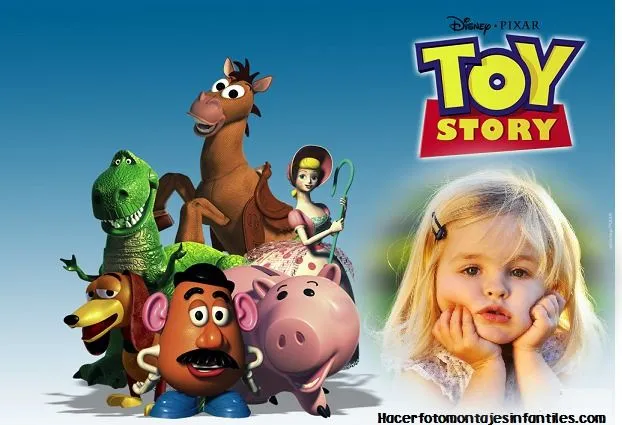 Fotomontaje de Toy Story gratis | Fotomontajes infantiles