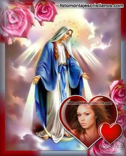 fotomontajes de la virgen maria | Fotomontajes Cristianos