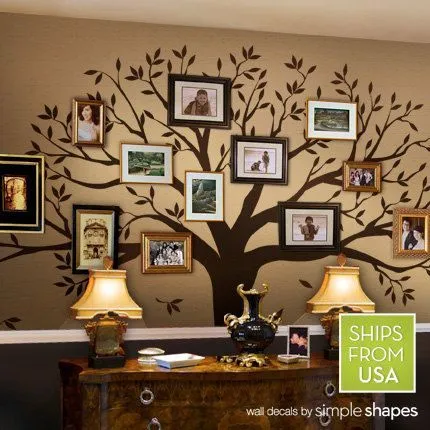 Fotos de arboles genealogicos pintados en la pared - Imagui