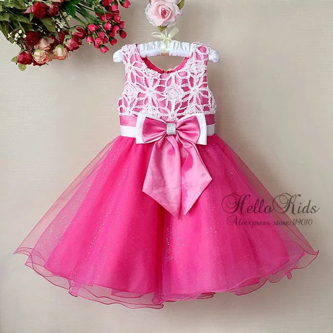 Vestidos para bebés rosados - Imagui