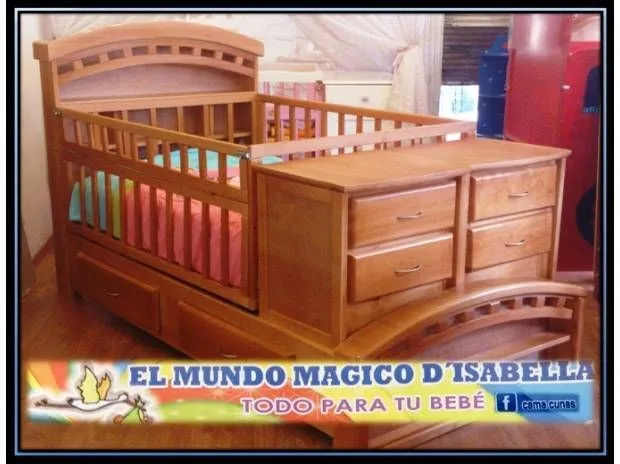 Fotos de cama cuna en madera en promoción | decoración bebe ...