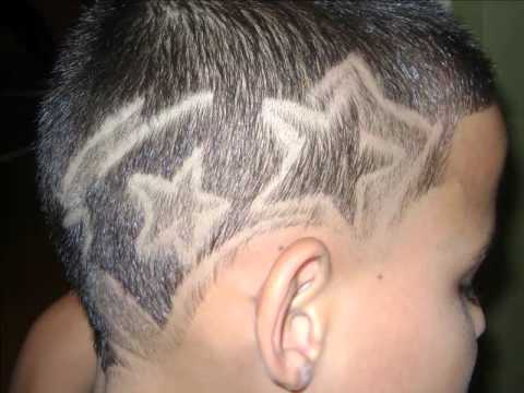 Corte de pelo con dibujos de estrellas - Imagui