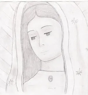 DIBUJOS DE LA VIRGEN DE GUADALUPE PARA COLOREAR