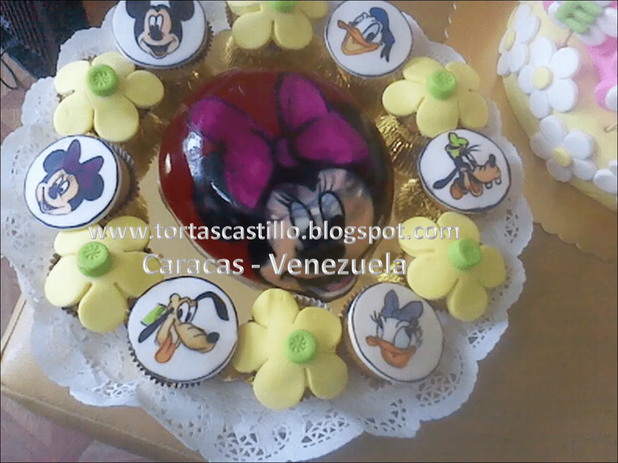 Fotos de gelatinas decoradas de Minnie - Imagui
