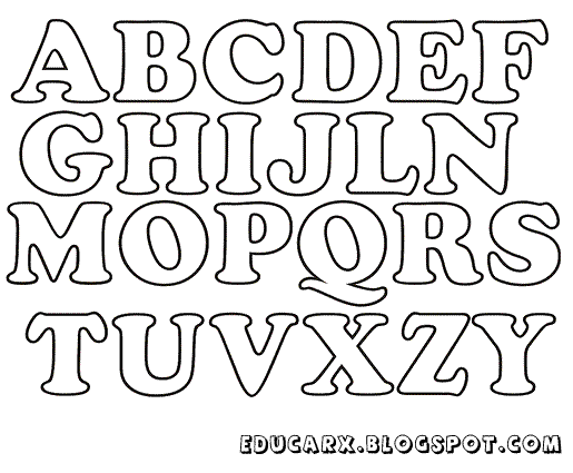 Diferentes tipos de letras para moldes - Imagui