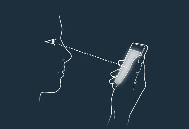 Post: Samsung presenta nuevo smartphone que se mueve con los ojos