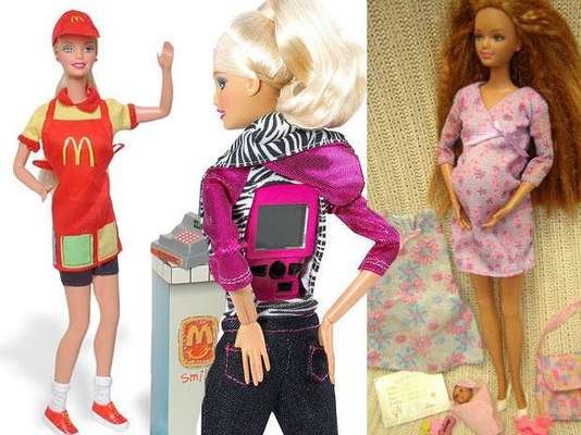 Fotos de las muñecas Barbies más raras y polémicas