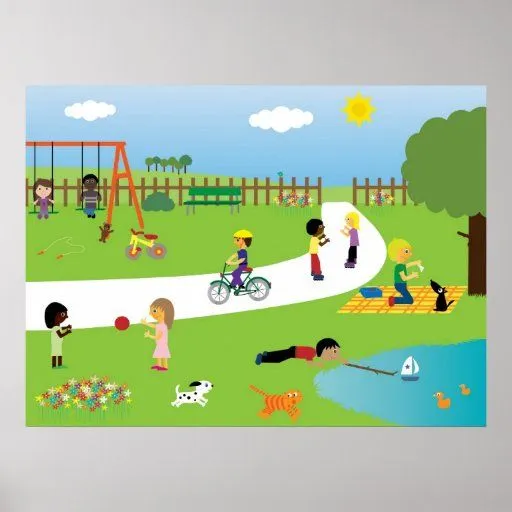 Poster bonito de la vida del parque de Zazzle. Poster bonito de la vida del parque de Zazzle.