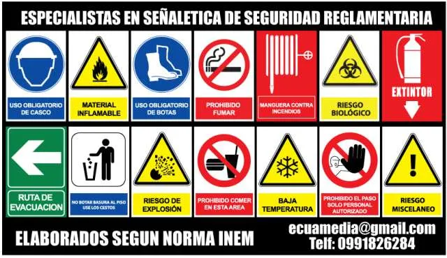 Fotos de Señaletica de Seguridad bajo norma INEM - Guayas - Otros ...