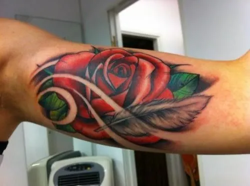Fotos de Tatuajes de Flores – Rosas – Rose Tattoos | Tatuajes y ...