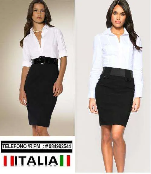 Modelos de uniformes para damas de oficina - Imagui