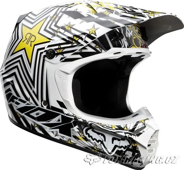 Fox V3 Ryan Dungey Rockstar Replica 12 Helmet | Fox Racing
