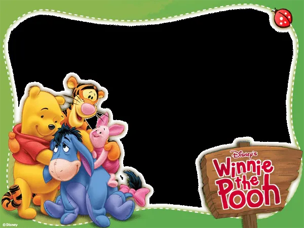 Marcos para bebés de Winnie Pooh - Imagui