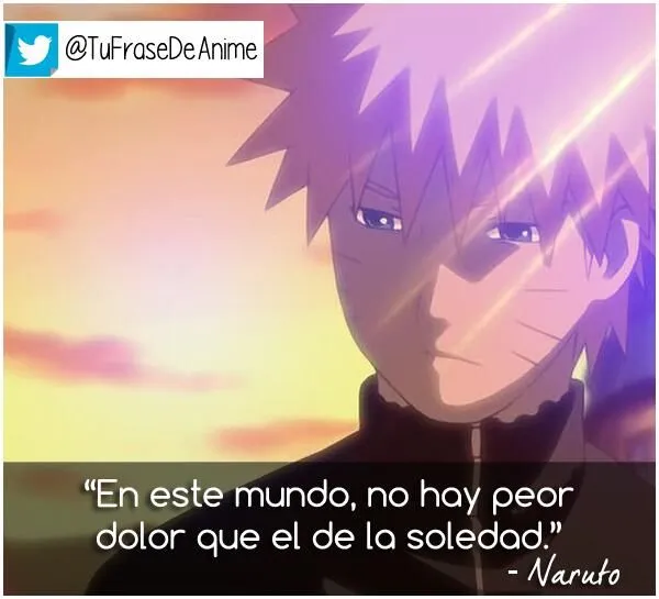 Frases De Anime on Twitter: ""La soledad" T-T #Frases #Anime ...