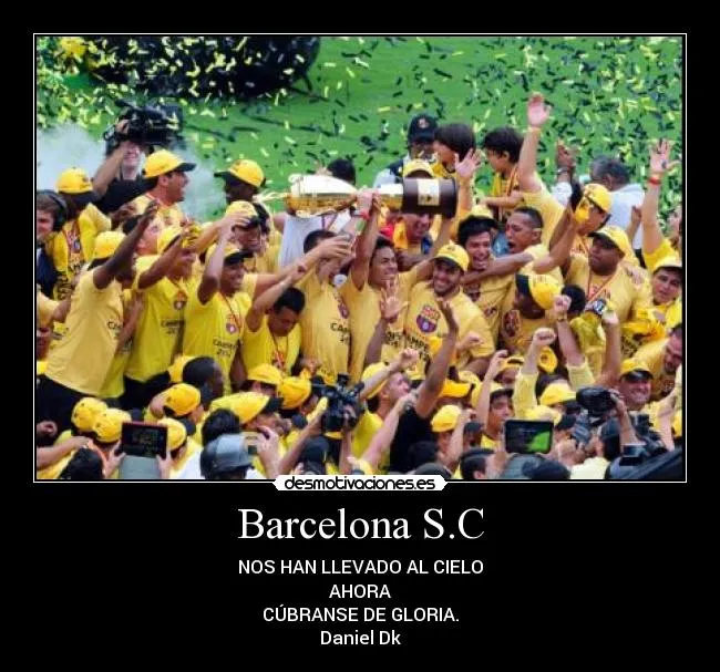 Imagenes con frases de barcelona sporting club - Imagui