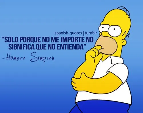 frases Homero Simpson español citas los simpson caricaturas ...