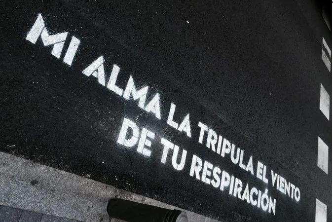 Frases inspiradoras en los pasos de peatones de Madrid | España ...