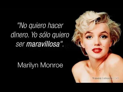 Frases de Marilyn Monroe - YouTube