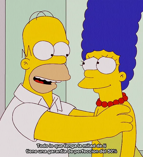 Frases romanticas de homero Simpson - Imagui