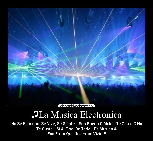 La Musica Electronica… « Show Electro Luminoso