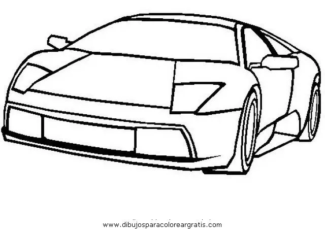 Free coloring pages of autos deportivos